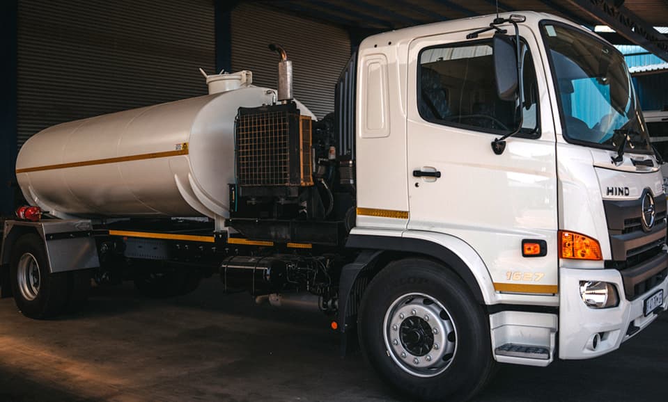 Roto Rooter high pressure cleaning truck