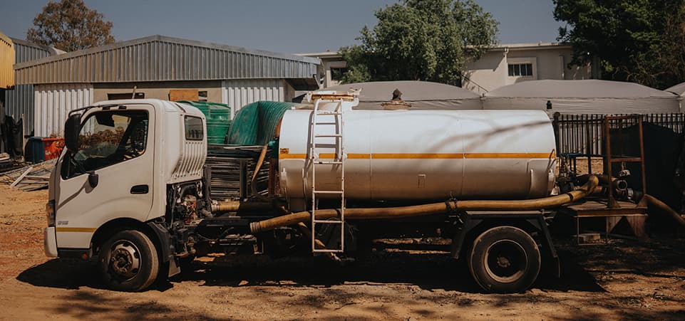 Roto Rooter septic tank vacuum truck